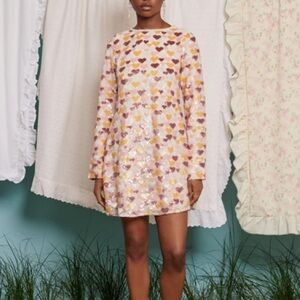 Sister Jane Dream Manners Heart Sequin Dress